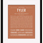 Frame Options | Terra Cotta | Black Frame, Matted