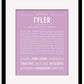 Frame Options | Lilac | Black Frame, Matted