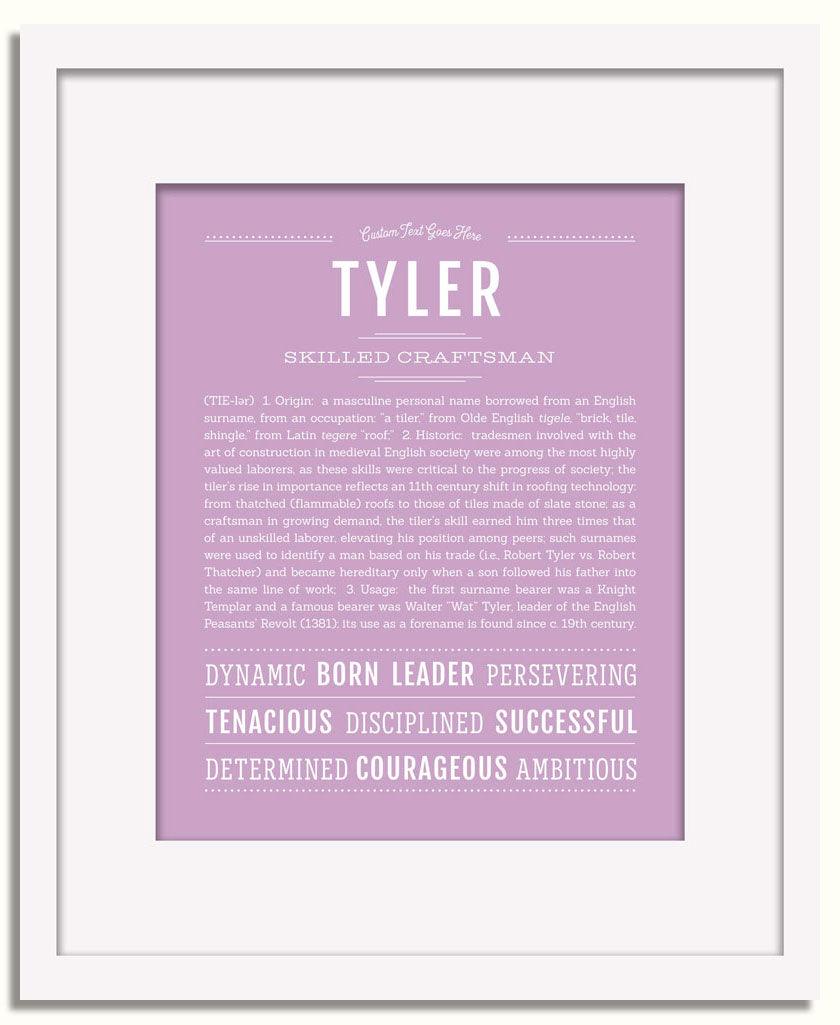 Frame Options | Lilac | White Frame, Matted