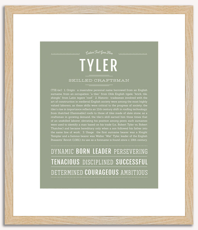 Tyler | Name Art Print