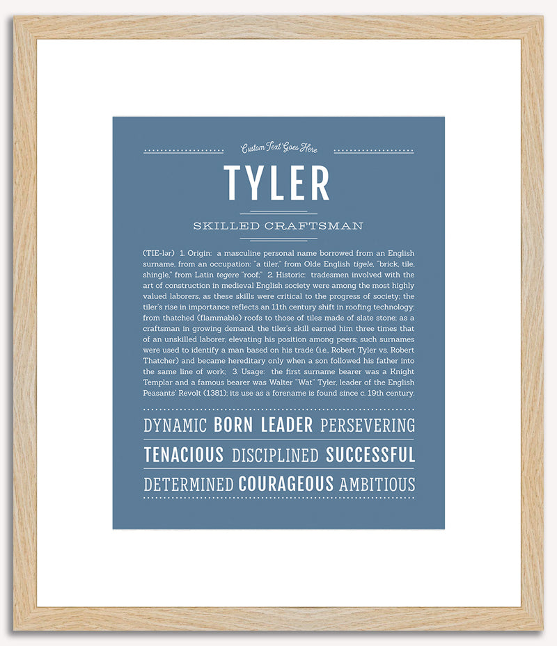 Tyler | Name Art Print