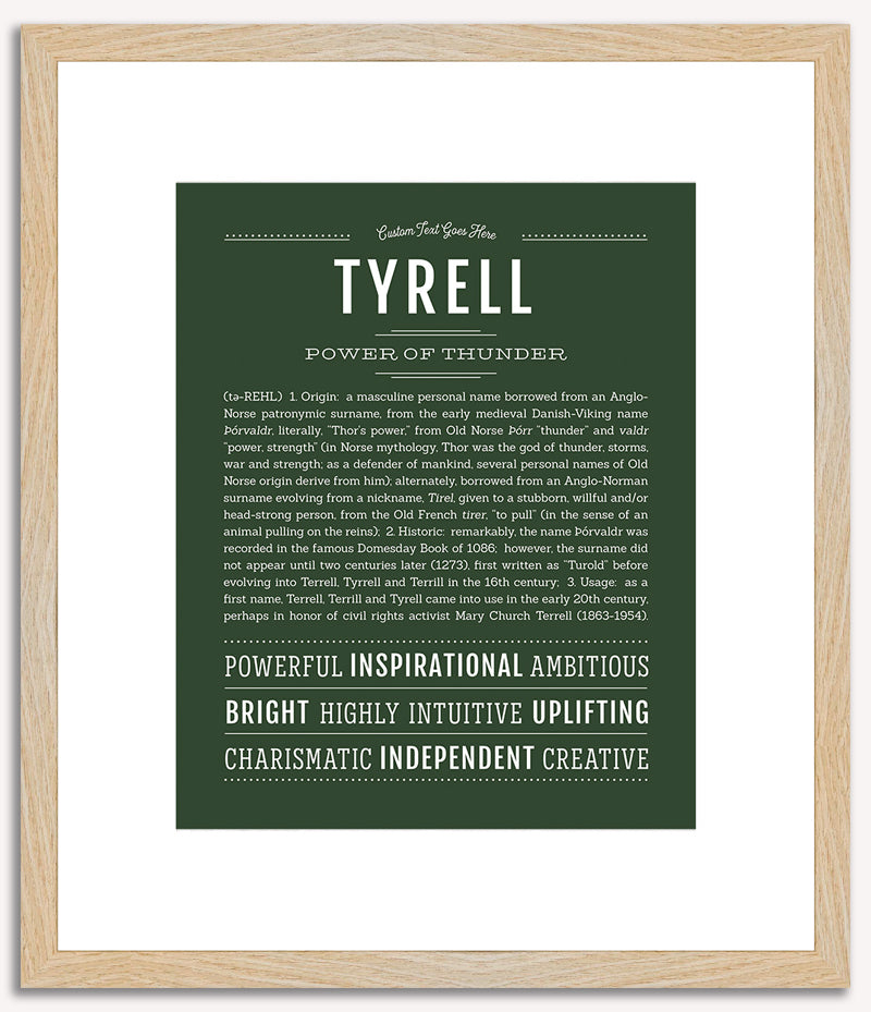 Tyrell | Name Art Print