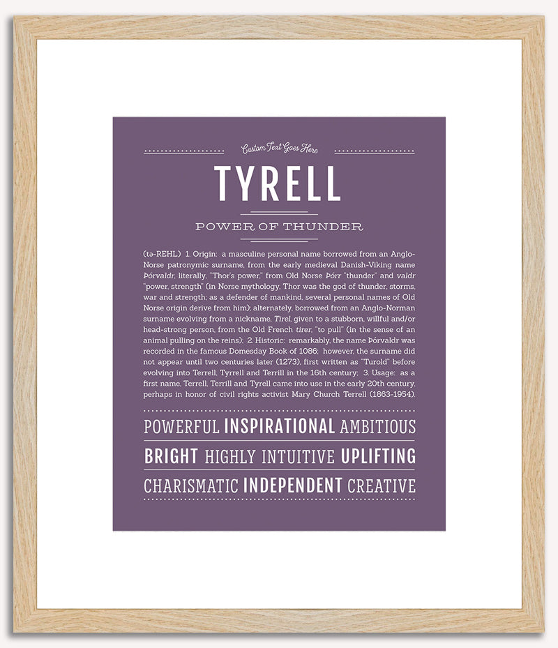 Tyrell | Name Art Print