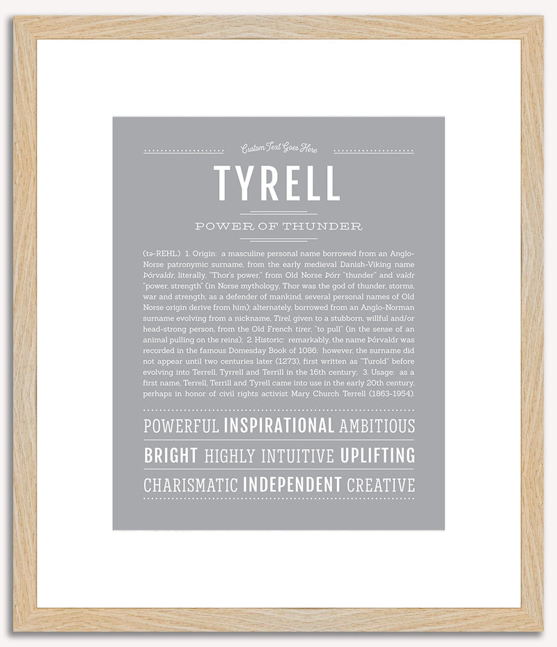 Tyrell | Name Art Print