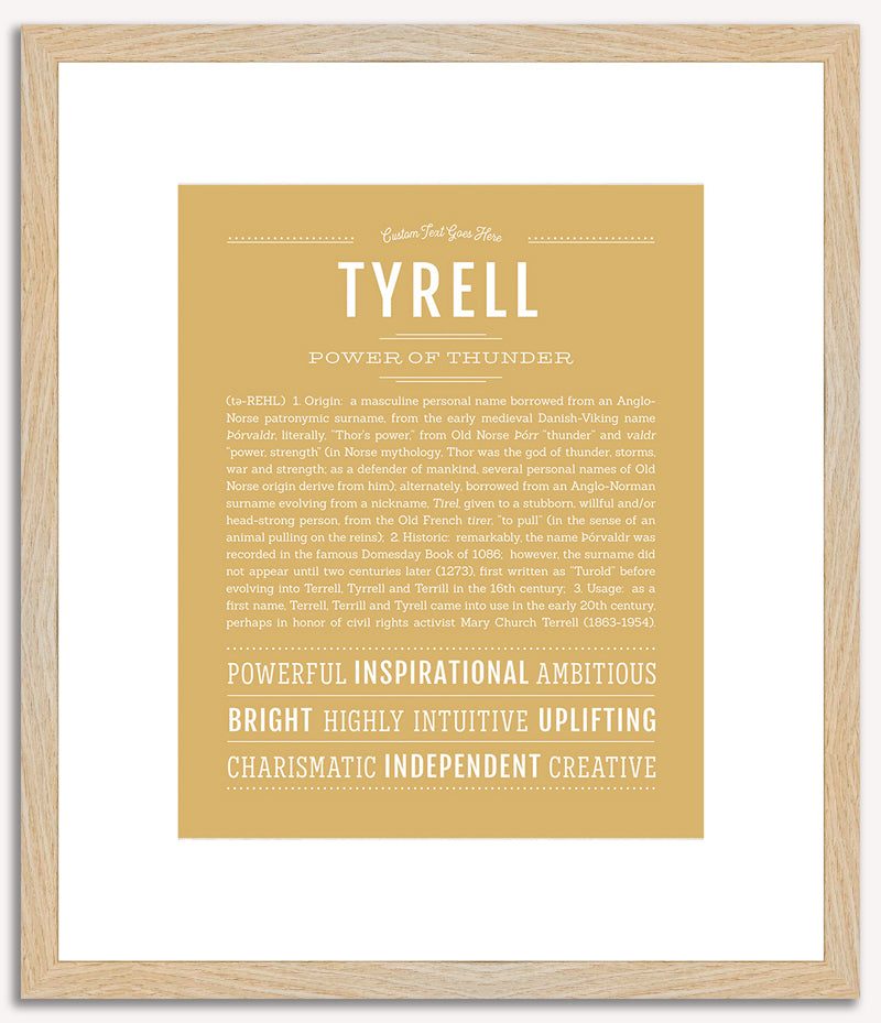 Tyrell | Name Art Print