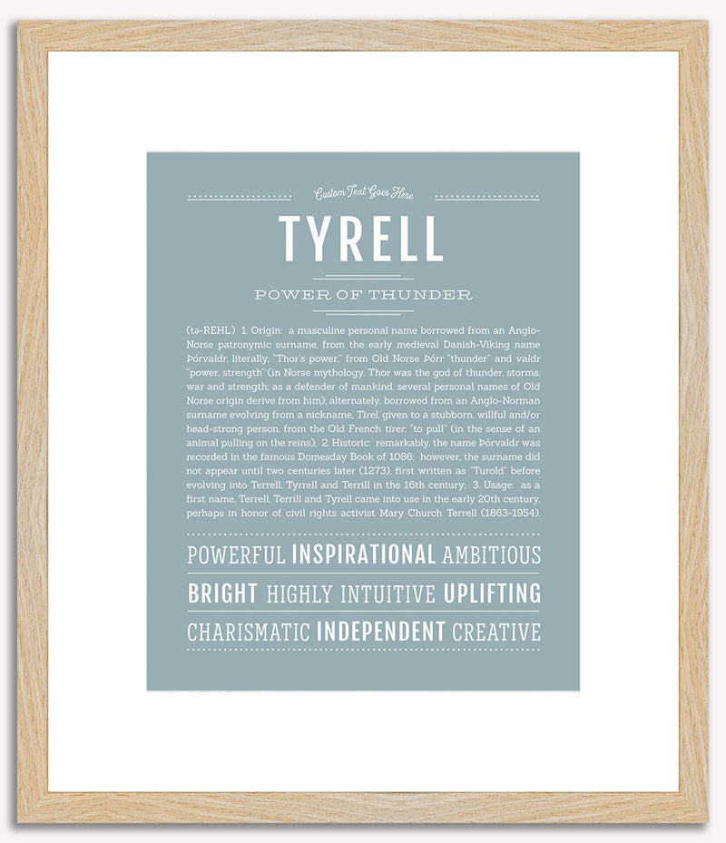 Tyrell | Name Art Print