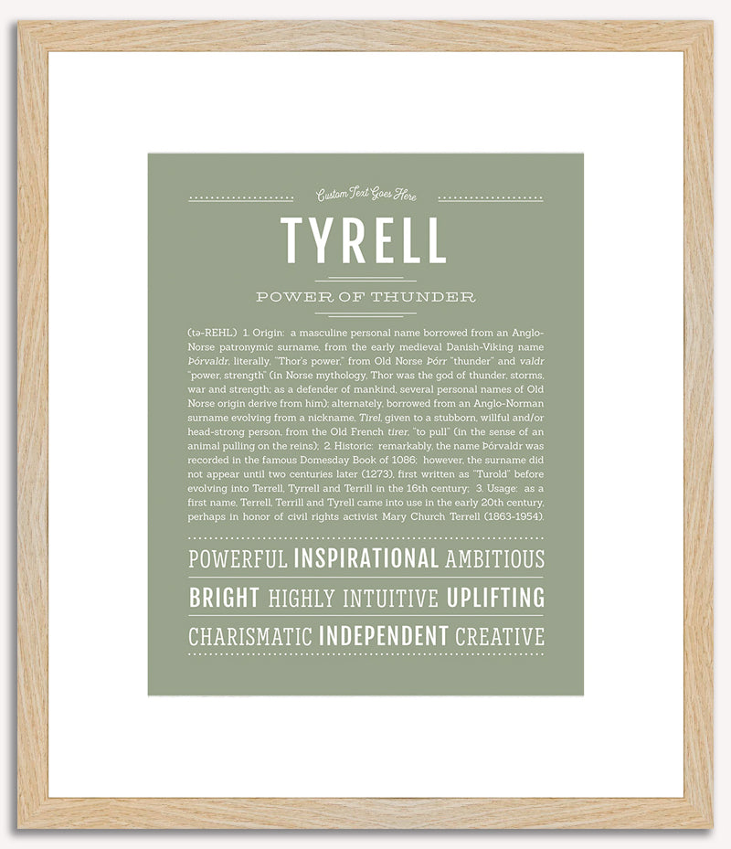 Tyrell | Name Art Print