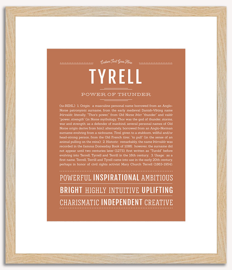 Tyrell | Name Art Print