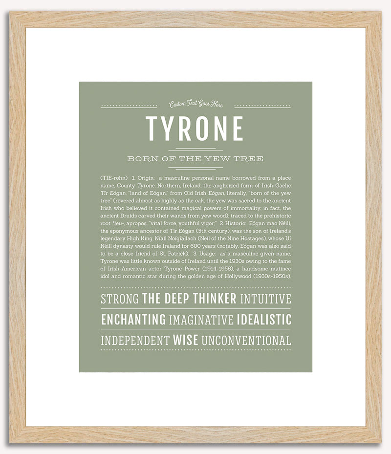 Tyrone | Name Art Print