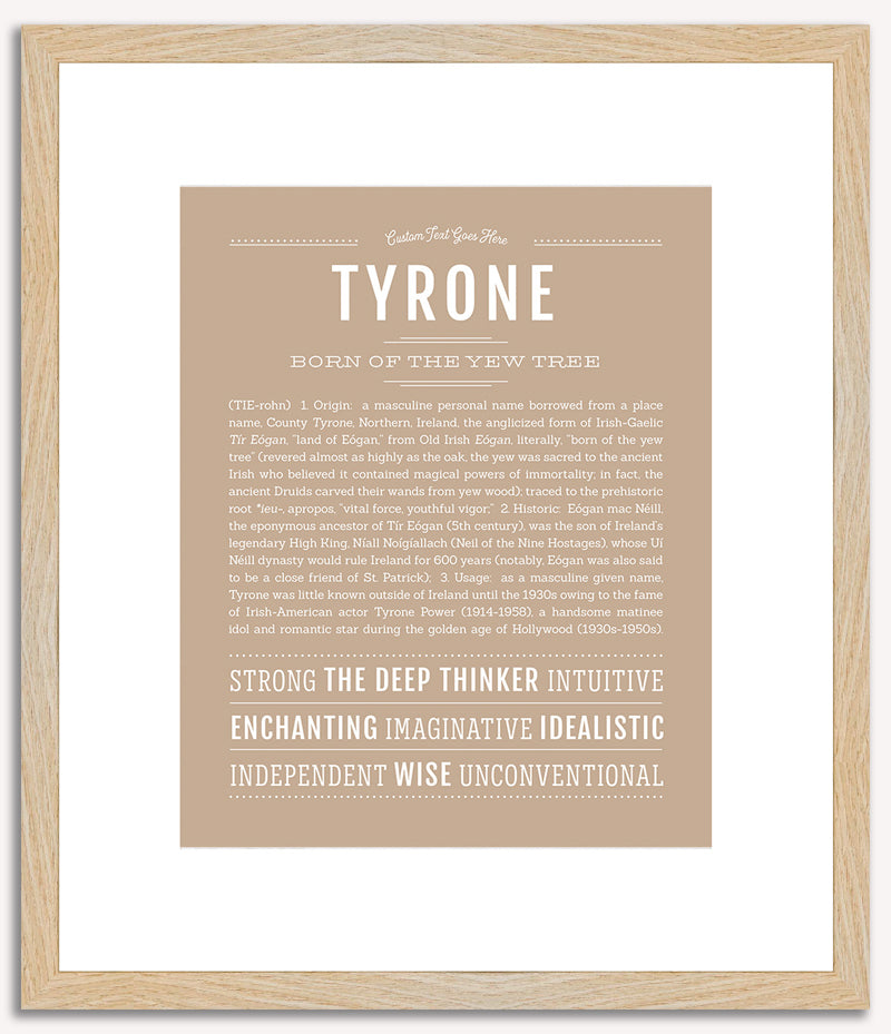 Tyrone | Name Art Print