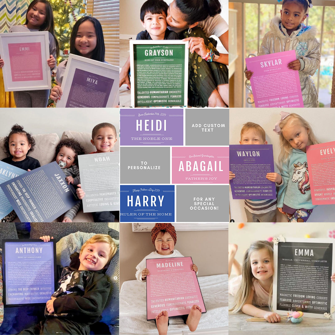Unique Personalized Gifts | Name Meaning Art and Prints | Name Stor...