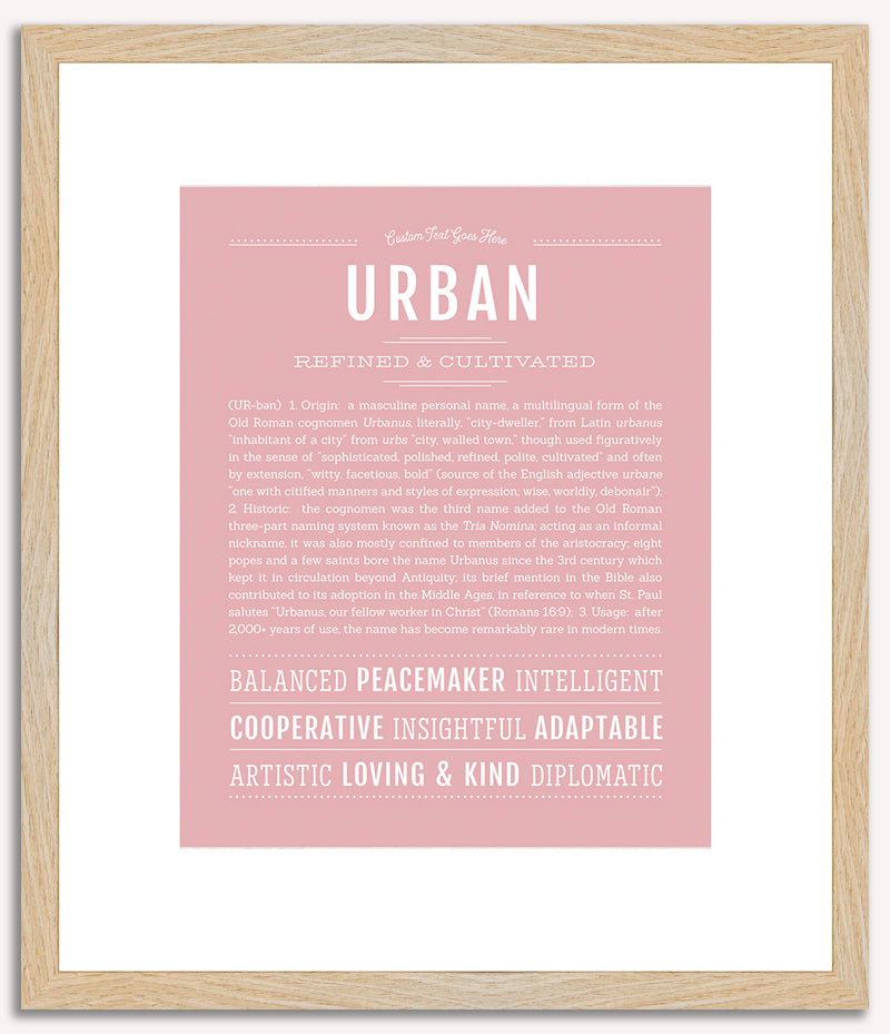 Urban | Name Art Print