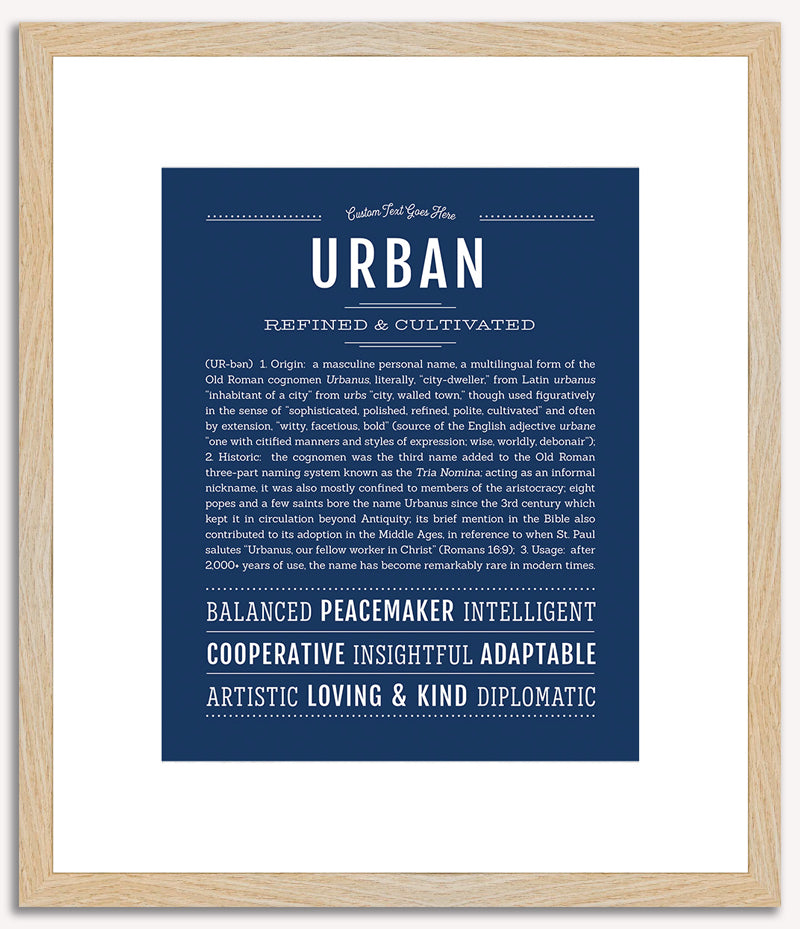 Urban | Name Art Print