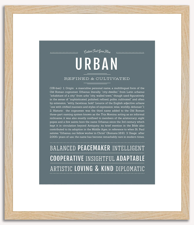 Urban | Name Art Print