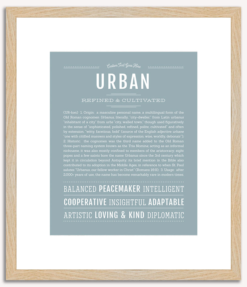 Urban | Name Art Print