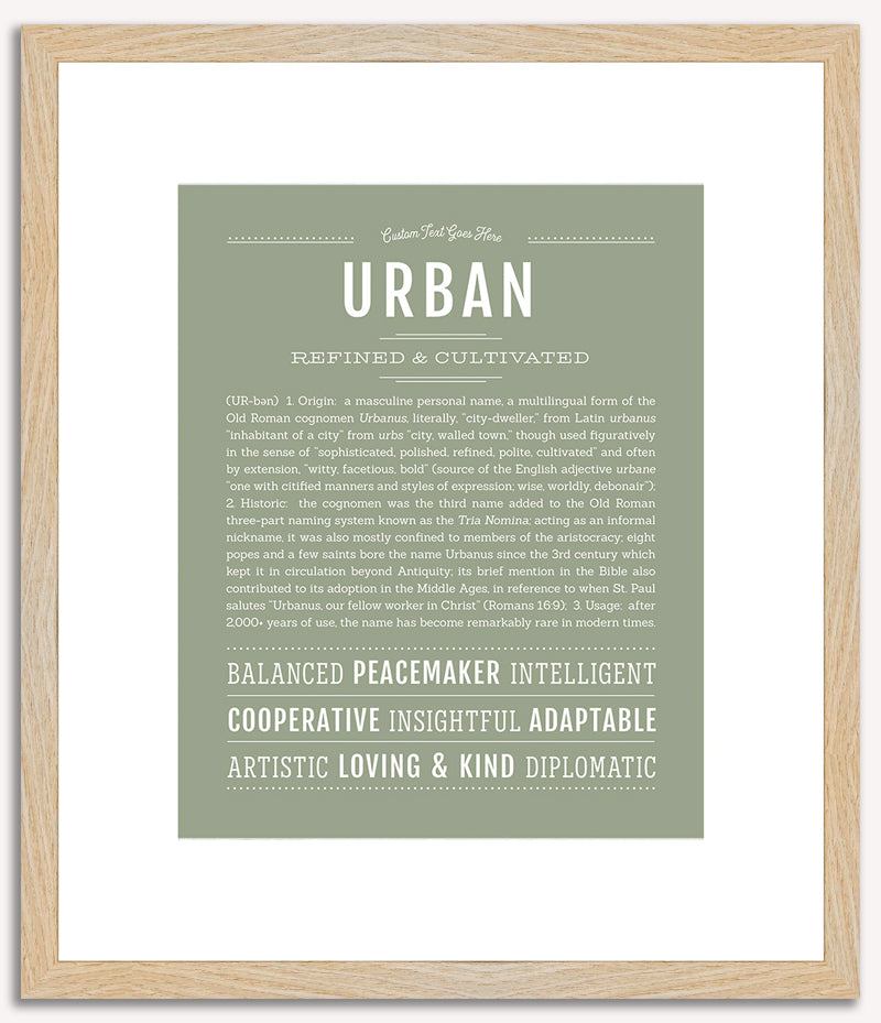 Urban | Name Art Print