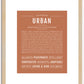 Urban | Name Art Print