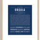 Ursula | Name Art Print