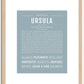 Ursula | Name Art Print