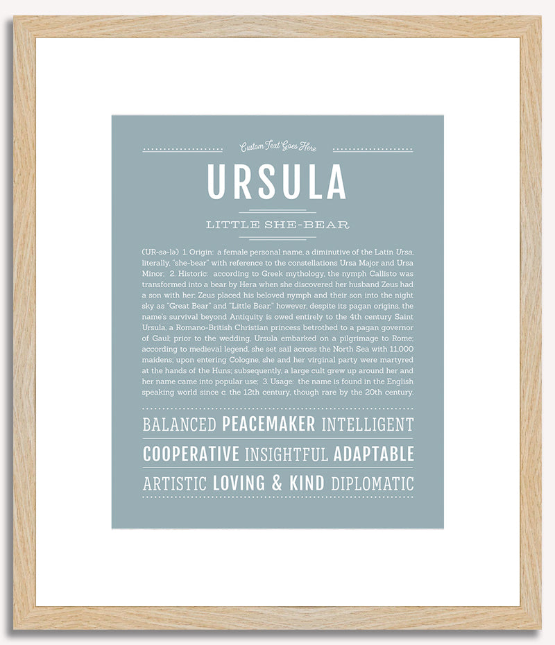 Ursula | Name Art Print