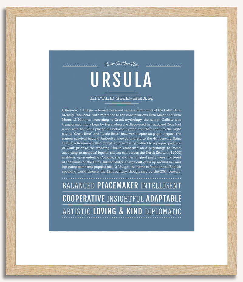 Ursula | Name Art Print