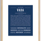 Vada | Name Art Print