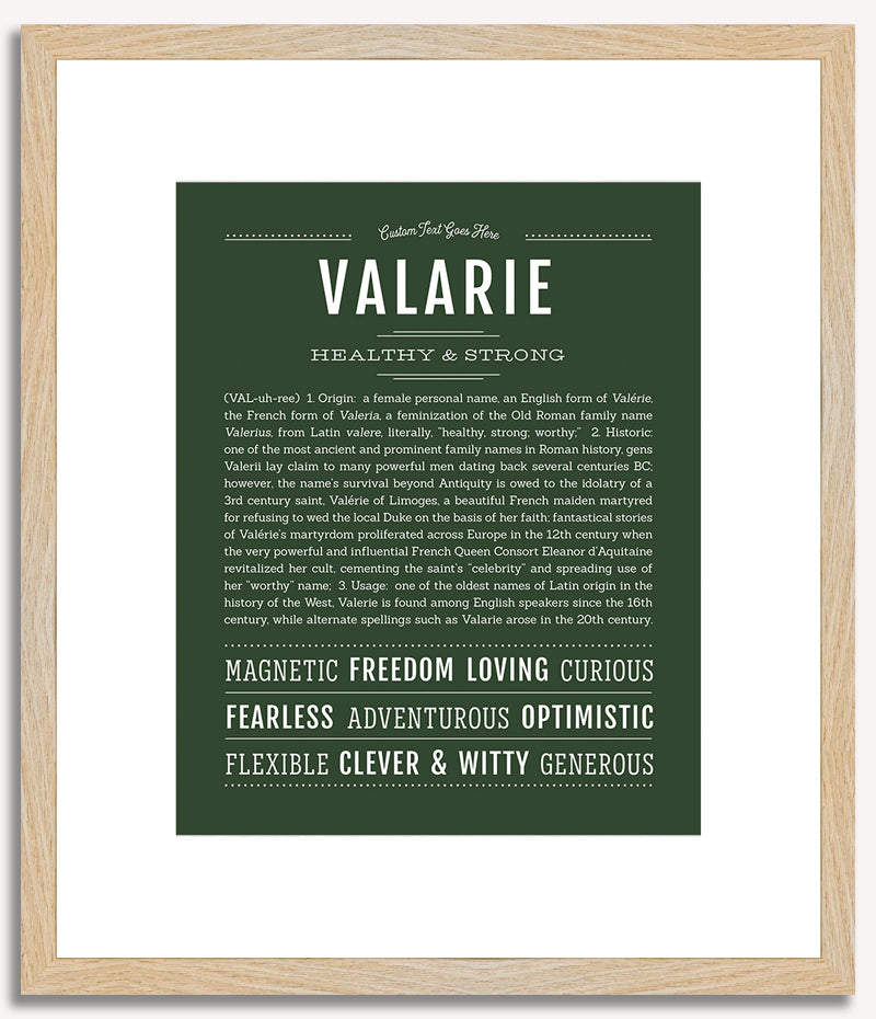 Valarie | Name Art Print