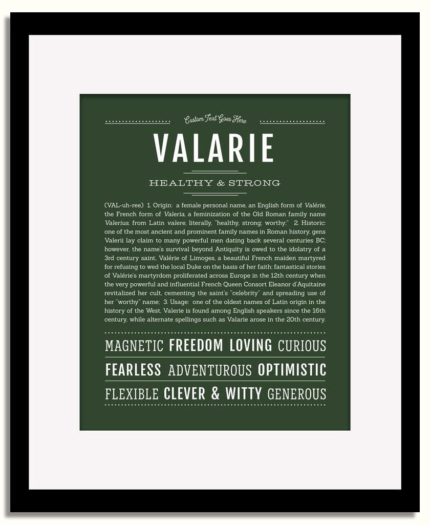 Frame Options | Deep Forest | Black Frame, Matted