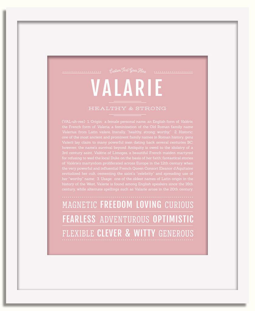 Frame Options | Dusty Rose | White Frame, Matted