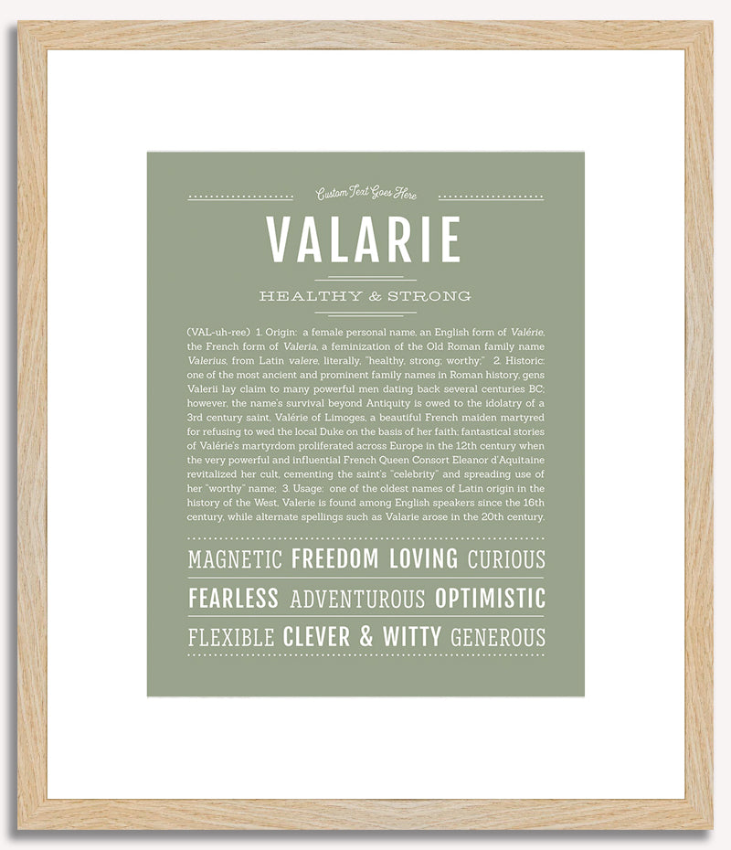 Valarie | Name Art Print