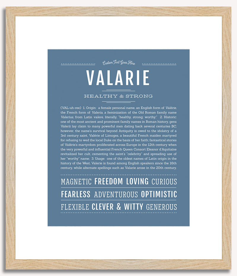 Valarie | Name Art Print