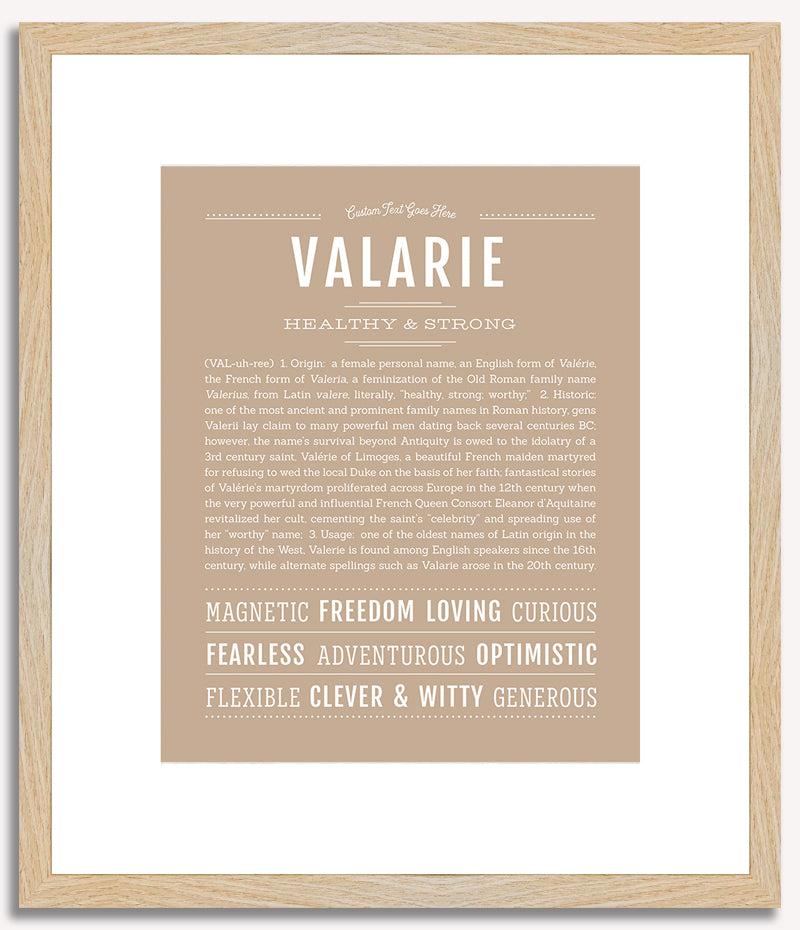 Valarie | Name Art Print