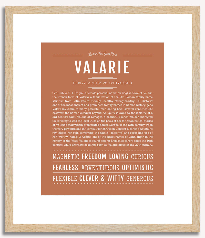 Valarie | Name Art Print