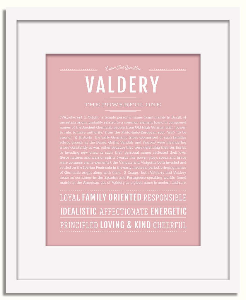 Frame Options | Dusty Rose | White Frame, Matted