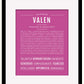 Frame Options | Dark Pink | Black Frame, Matted