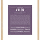 Frame Options | Deep Purple | Maple Frame, Matted