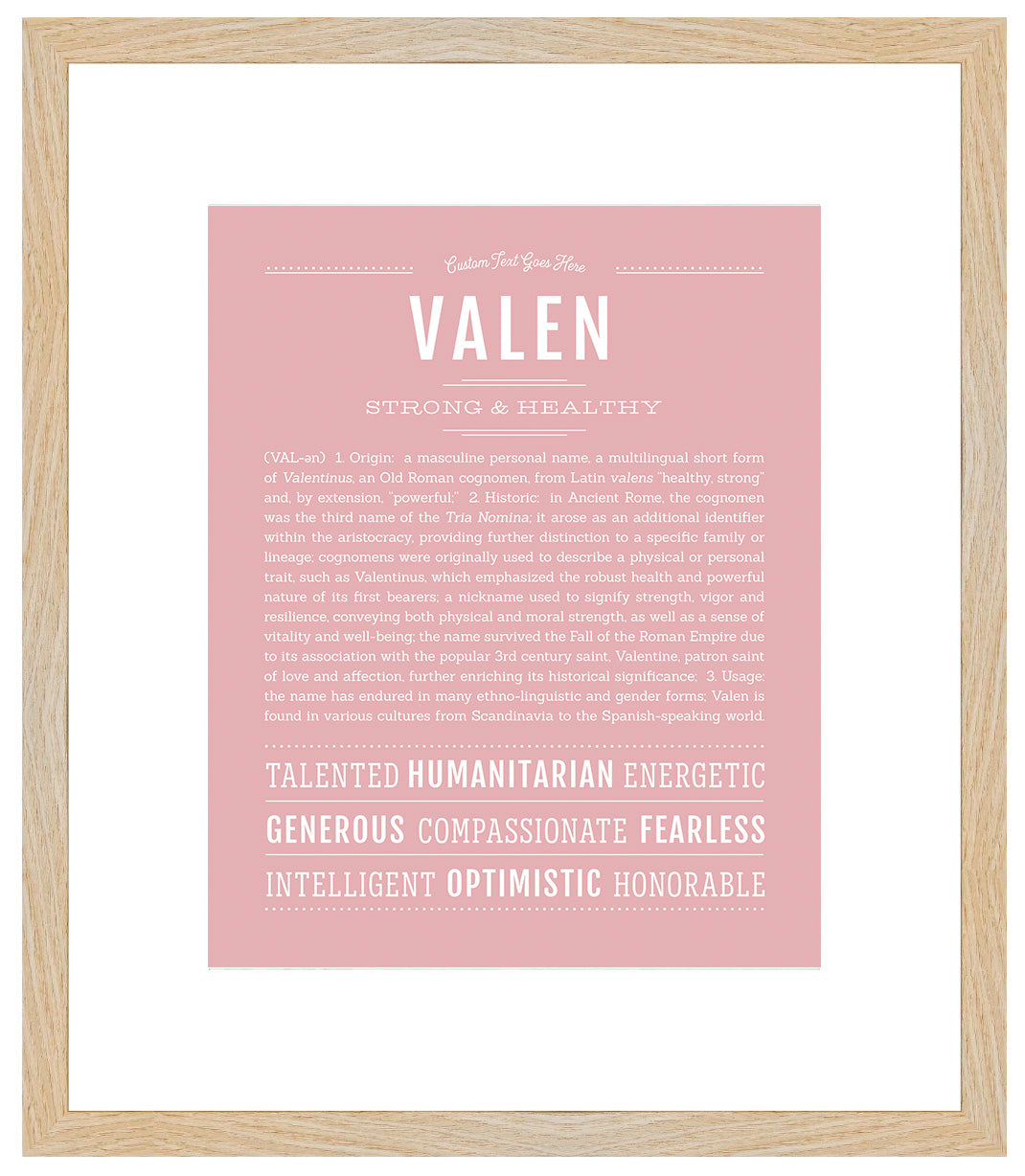 Frame Options | Dusty Rose | Maple Frame, Matted