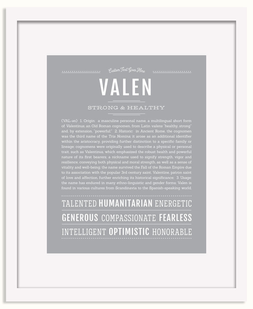 Frame Options | Light Gray | White Frame, Matted