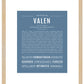 Frame Options | Steele Blue | Maple Frame, Matted