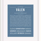 Frame Options | Steele Blue | White Frame, Matted