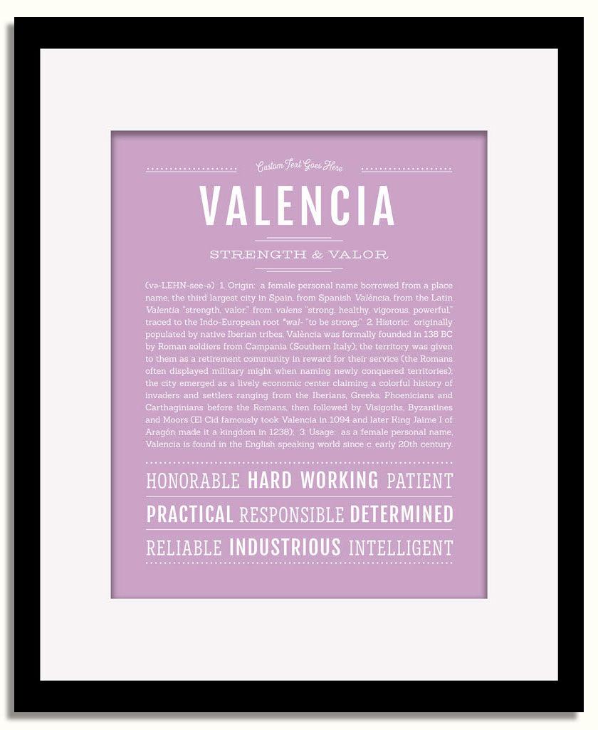 Frame Options | Lilac | Black Frame, Matted