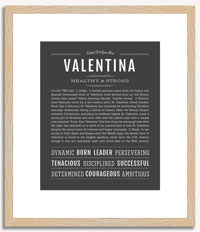 Valentina | Name Art Print