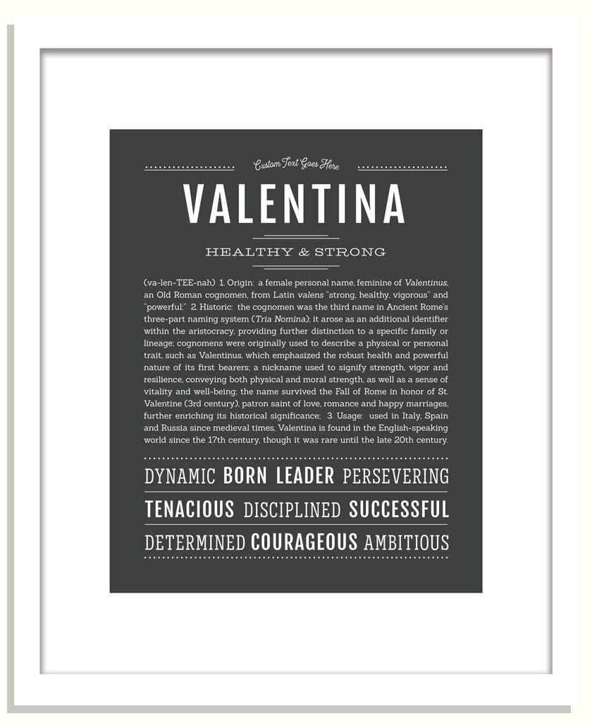 Frame Options | Charcoal Gray | Black Frame, Matted