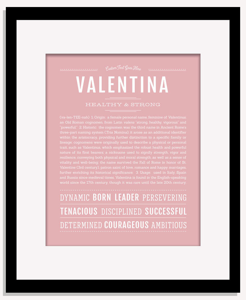 Frame Options | Dusty Rose | Maple Frame, Matted