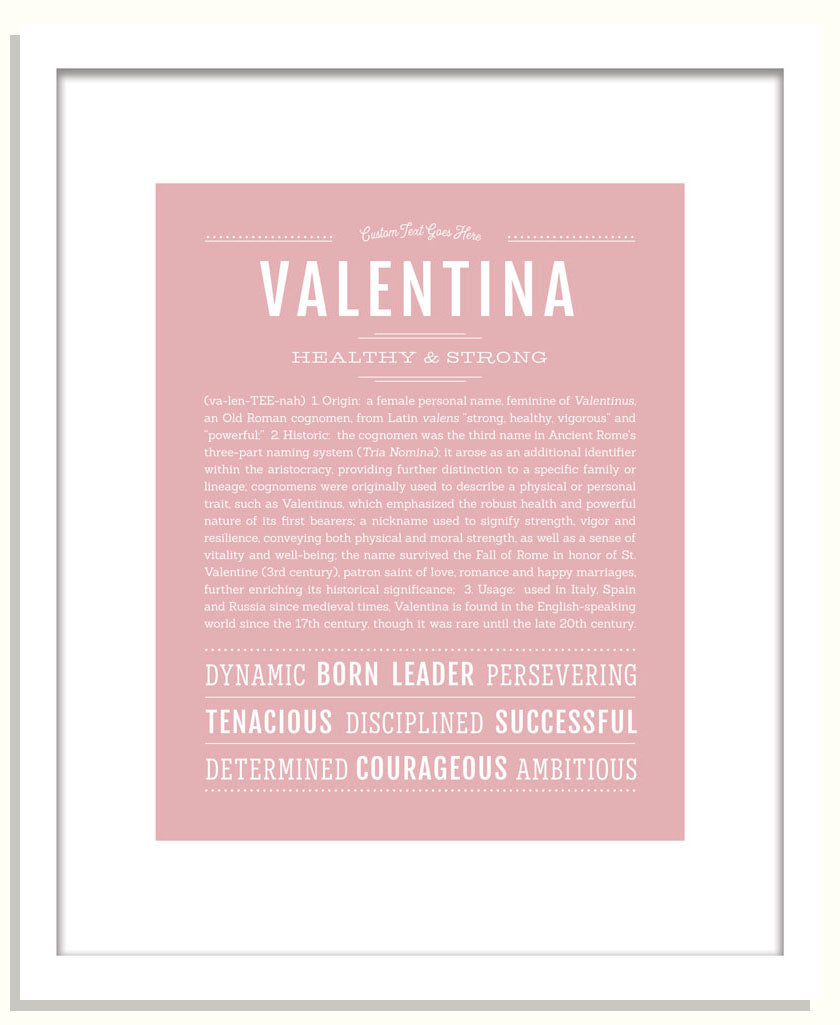 Frame Options | Dusty Rose | Black Frame, Matted