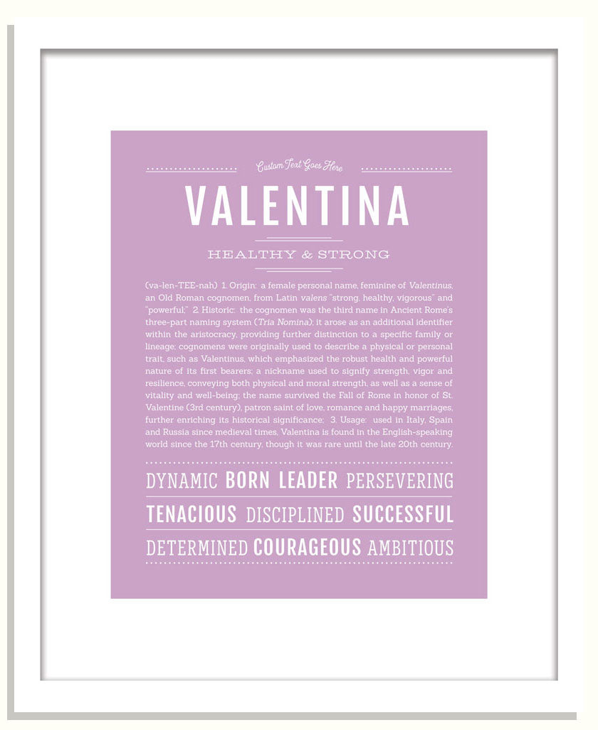 Frame Options | Lilac | Black Frame, Matted