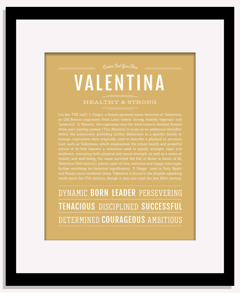 Frame Options | Matte Gold | Maple Frame, Matted