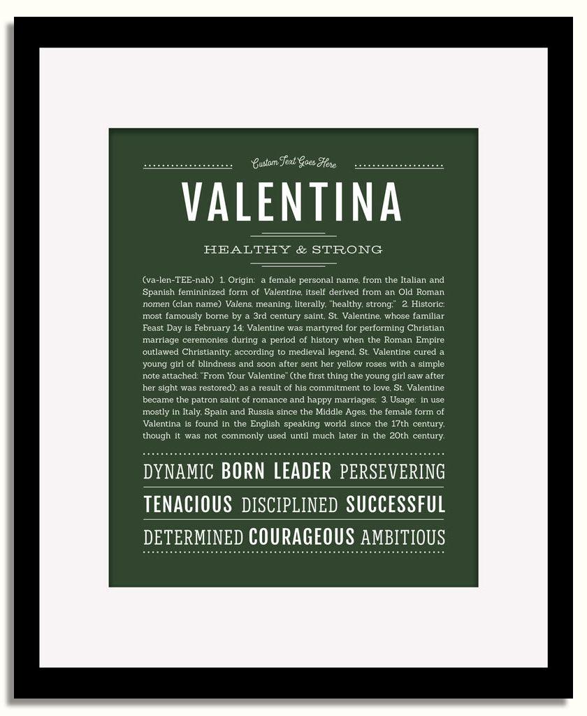 Frame Options | Deep Forest | Black Frame, Matted