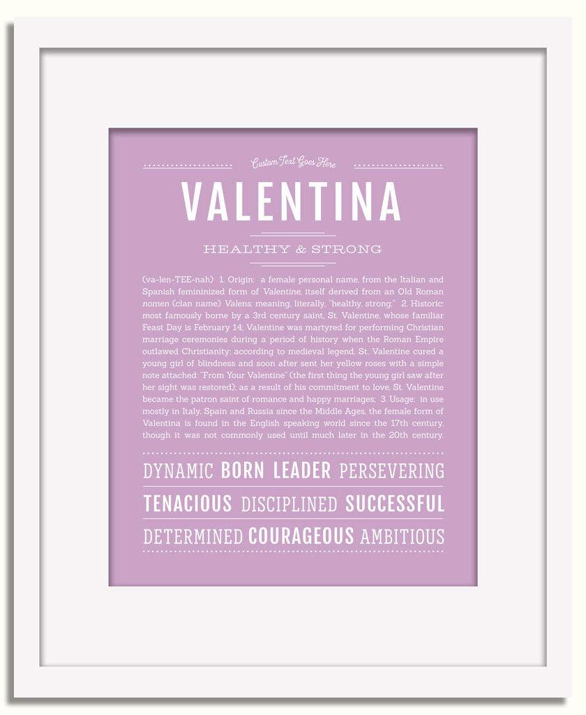 Frame Options | Lilac | White Frame, Matted