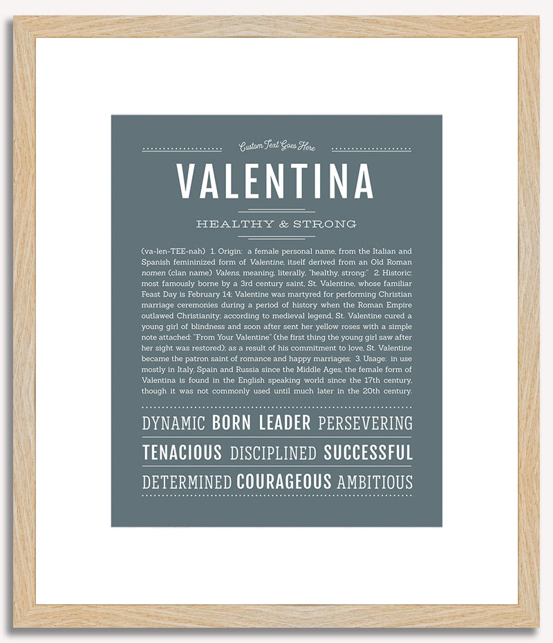 Valentina | Name Art Print